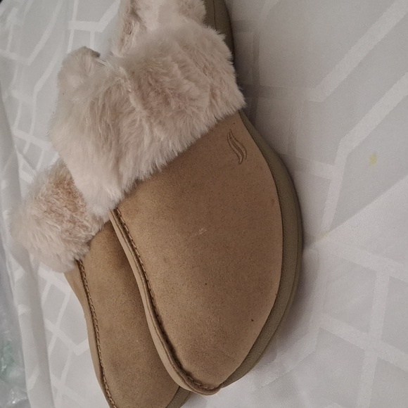 Powerstep Luxe Womens Orthotic Slippers - Taupe W6 - Picture 3 of 5